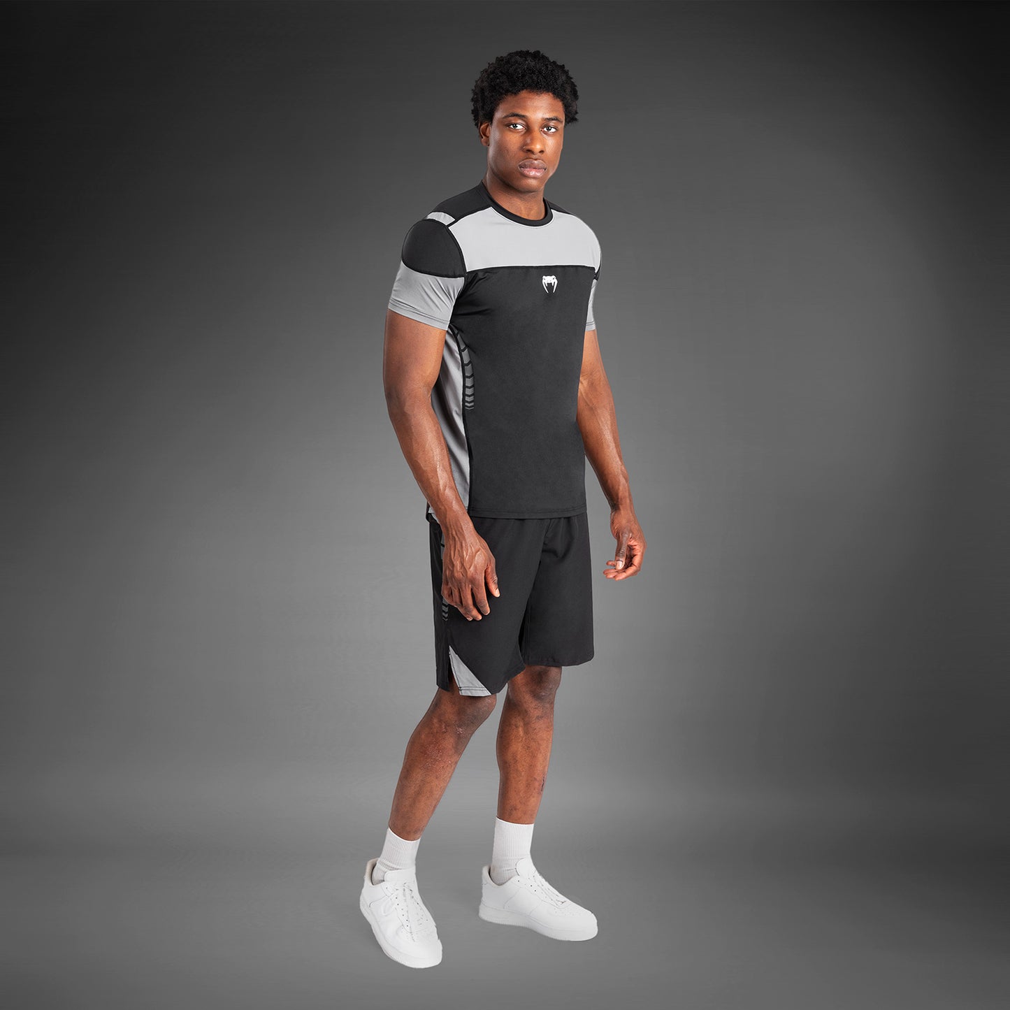 Venum Tempest Herren Dry-Tech T-Shirt - Schwarz/Grau