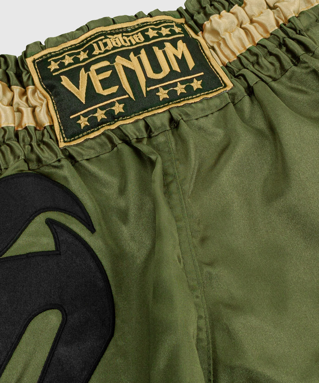 Muay Thai Shorts Venum Giant - Khaki/Schwarz