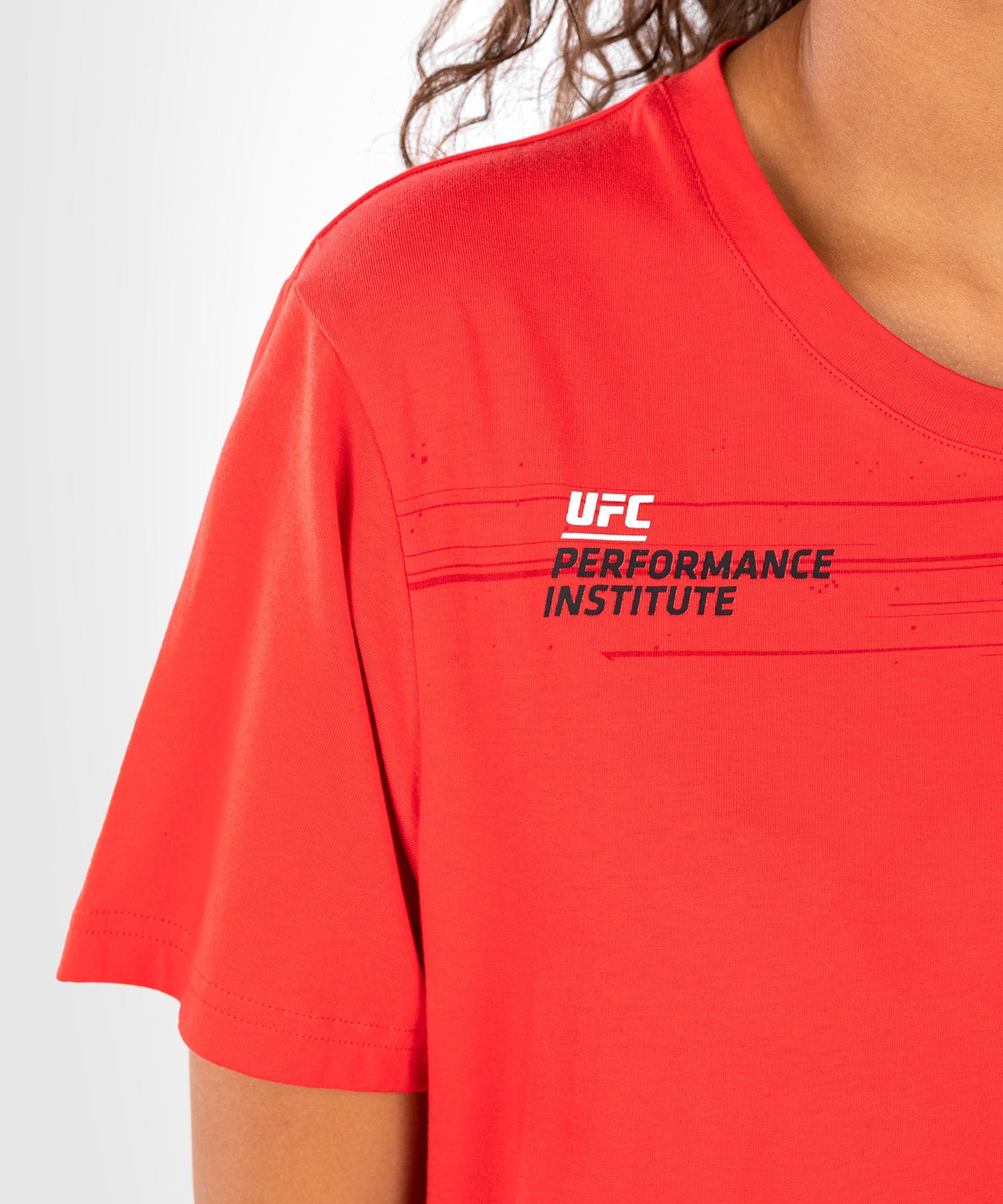 UFC Venum Performance Institute 2.0  T-Shirt für Frauen - Rot