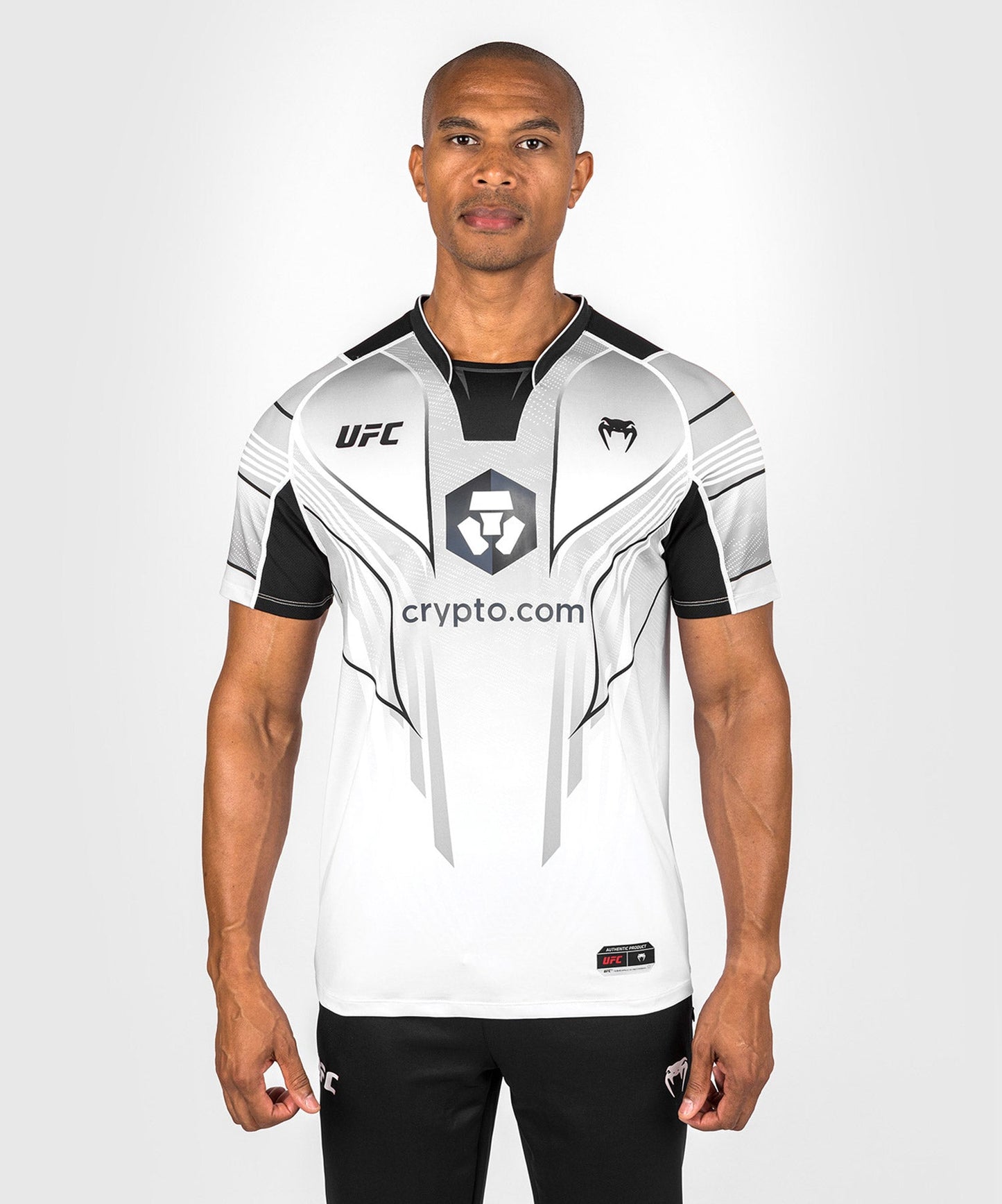 UFC Venum personalisierte authentische Fight Night 2.0 Männer Walkout Jersey - weiß