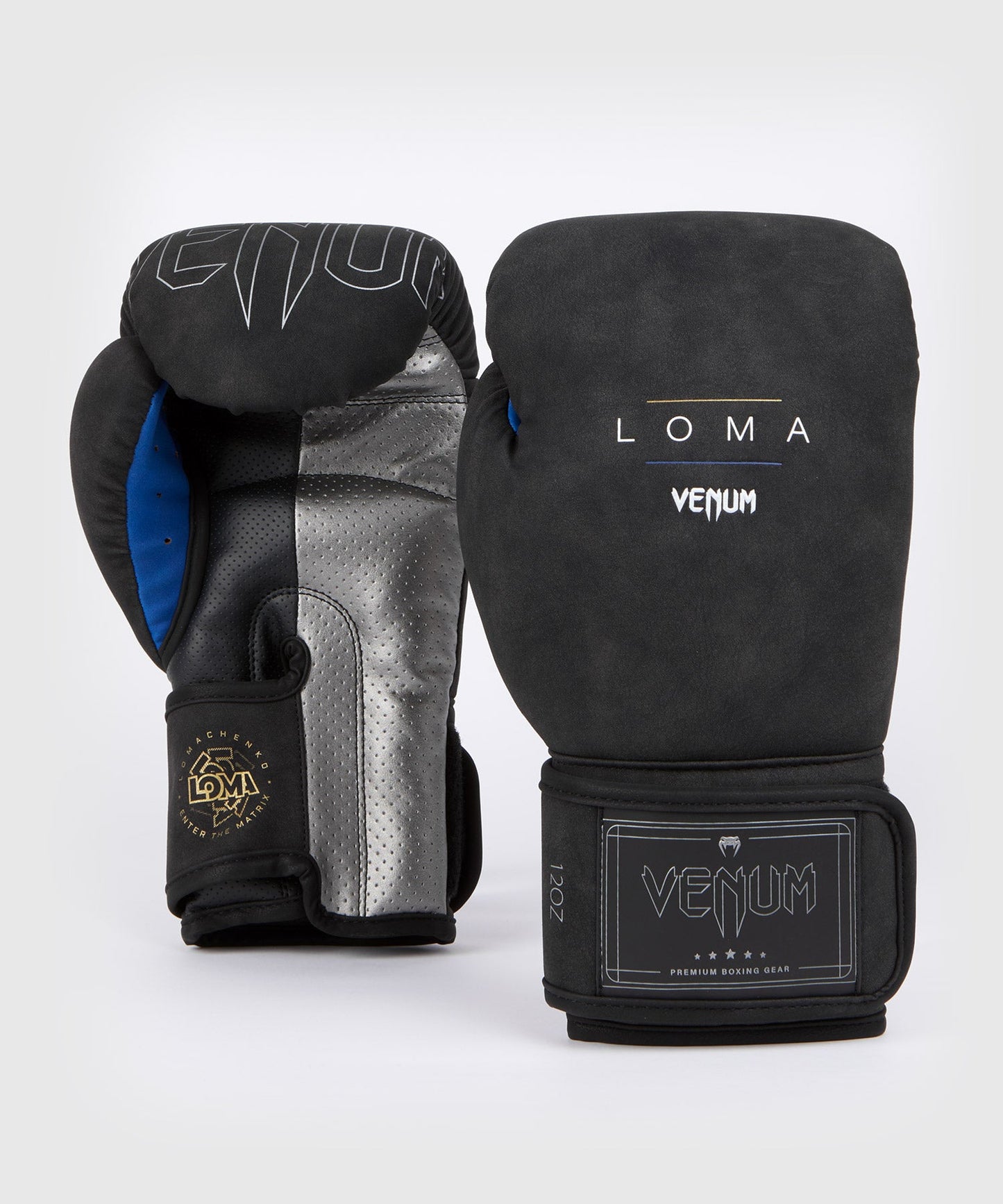 Venum Loma Classic Boxhandschuhe - Schwarz/Blau