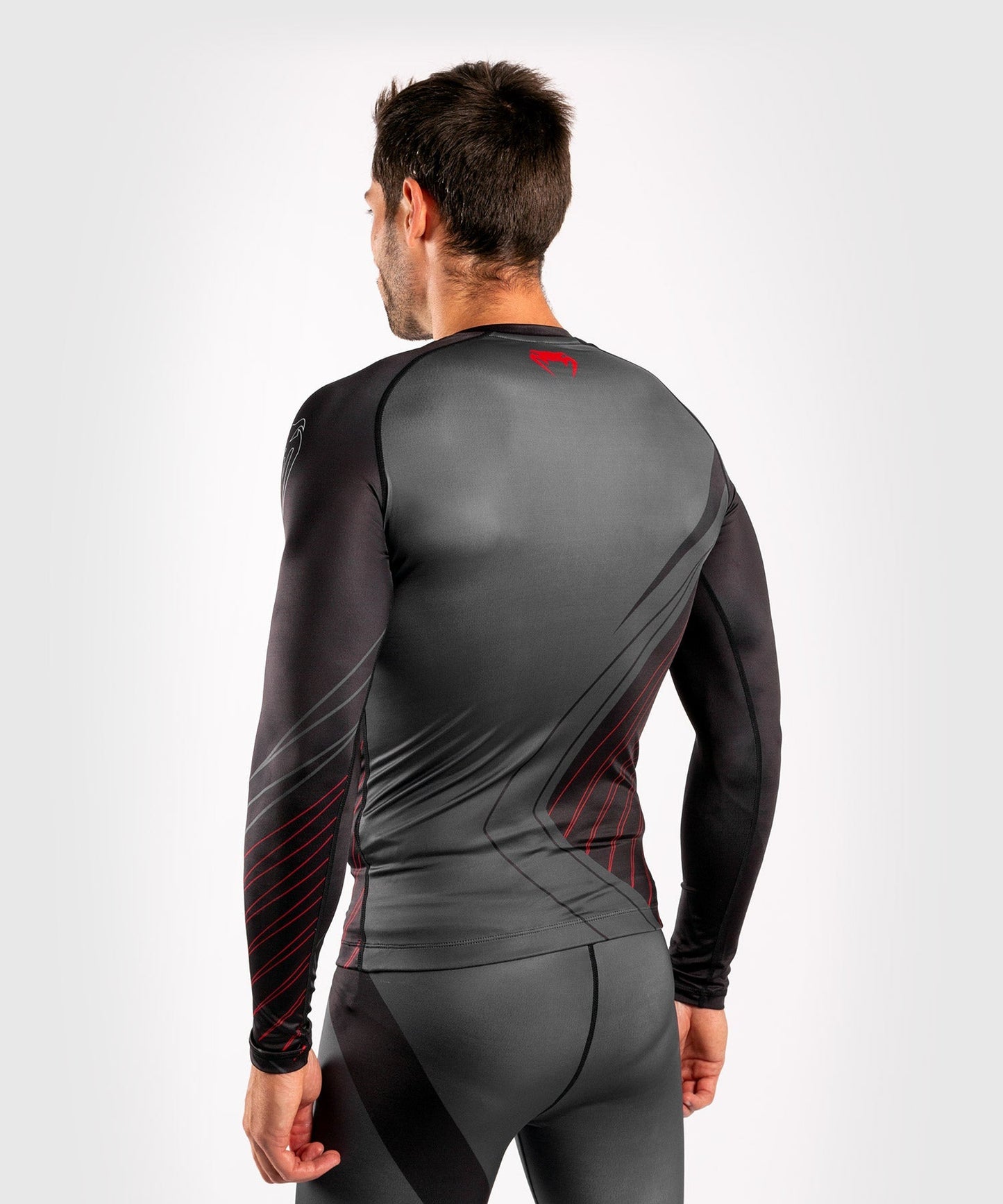 Venum Contender 5.0 Rashguard - Lange Ärmel - Schwarz/Rot
