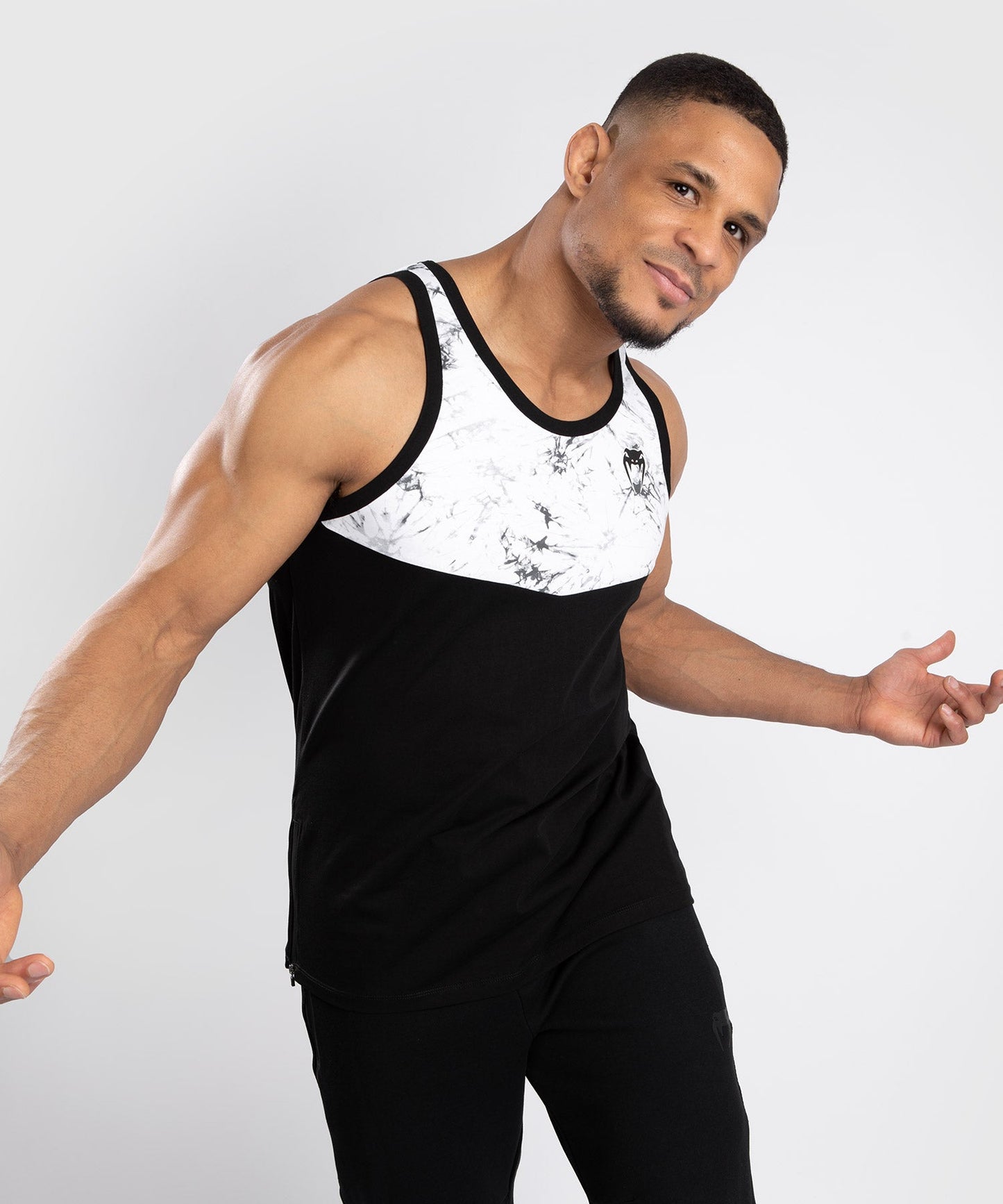 Venum Laser Tank-Top – Schwarz/Marmor