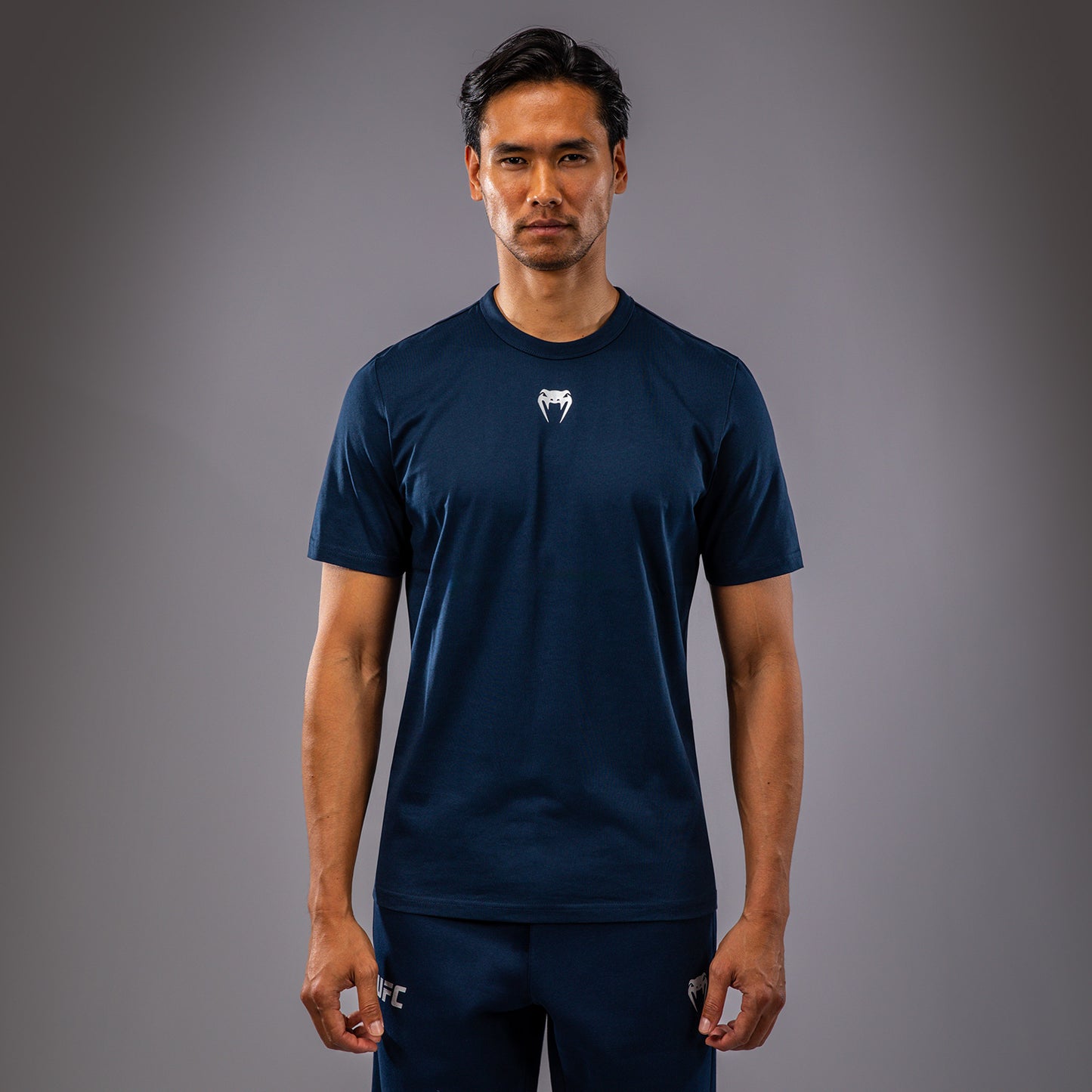 UFC Fusion by Venum Fight Week Herren Kurzarm T-Shirt - Solid Ozeanisches Blau