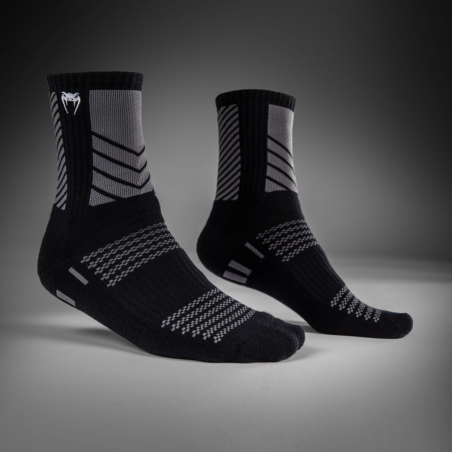 Venum Vector Crew-Socken - Schwarz/Grau