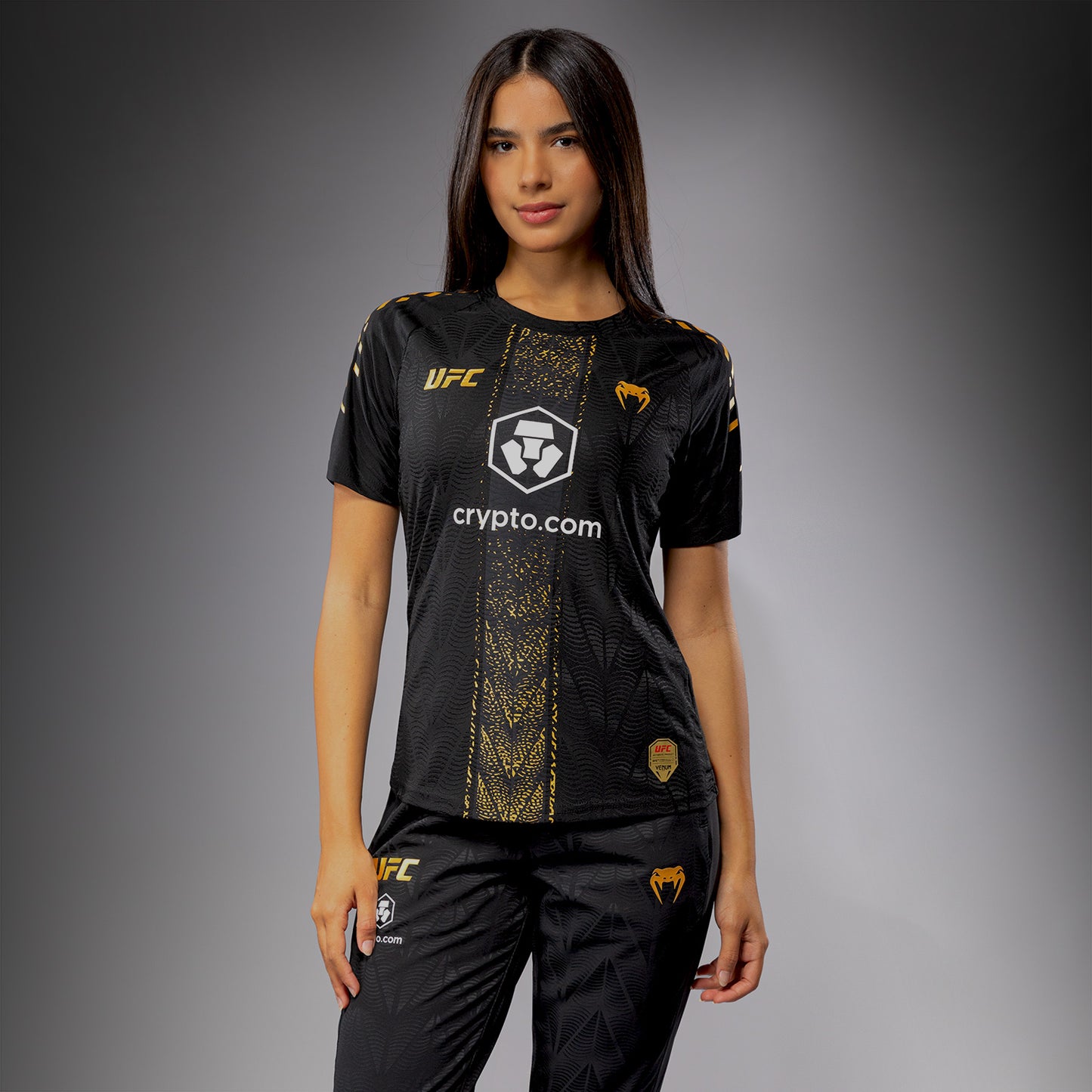 UFC Zenith by Venum Authentic Fight Night Offizielles Walkout-Trikot Damen Personalisiert - Champion