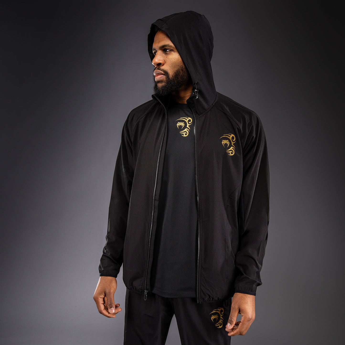Venum x Mike Tyson Tiger Trainingsjacke - Schwarz/Gold