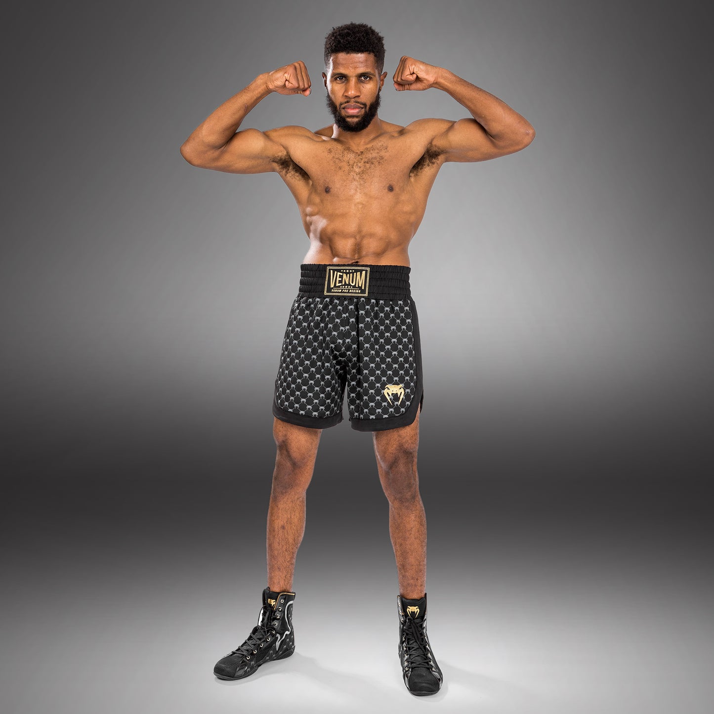 Venum Monogram Boxshorts - Schwarz