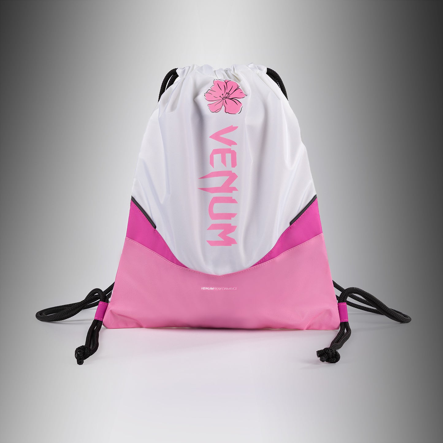 Venum Evo 2 Turnbeutel – Weiß/Zuckerrosa