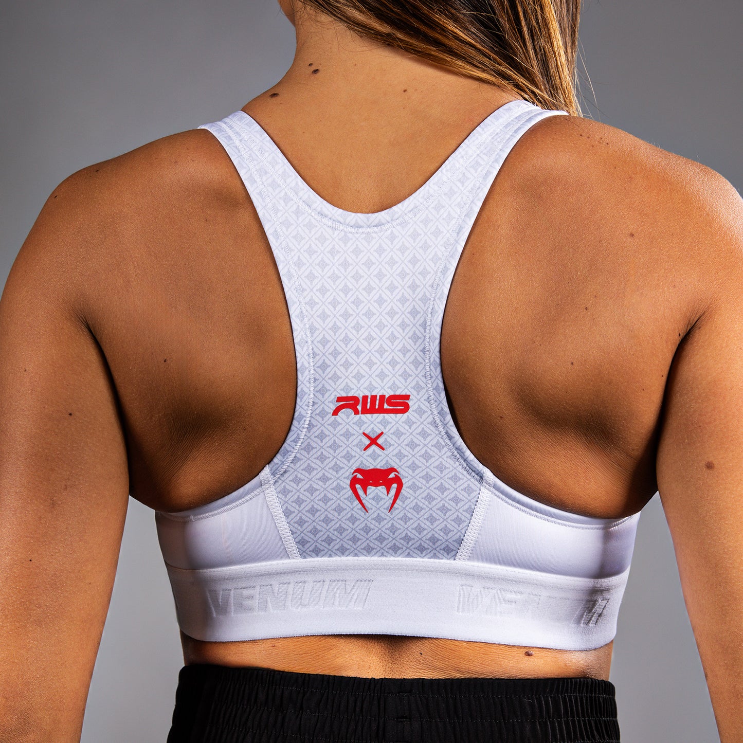 Venum x RWS 2.0 Damen Sport BH – Weiß/Rot
