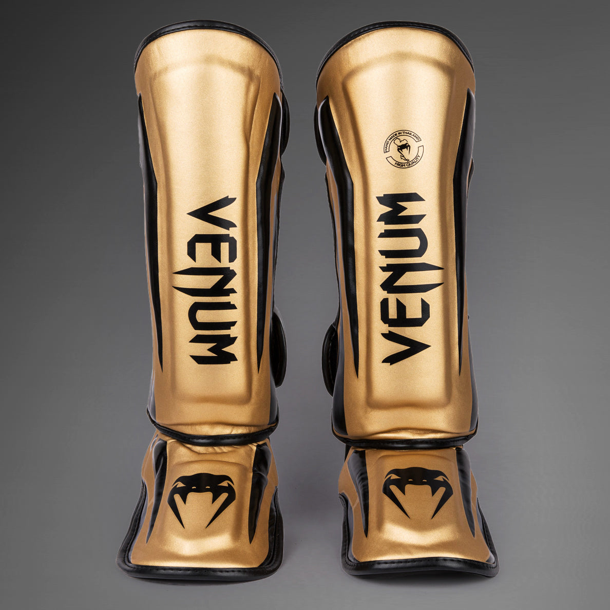 Venum Elite Standup Schienbeinschoner - Gold/Schwarz