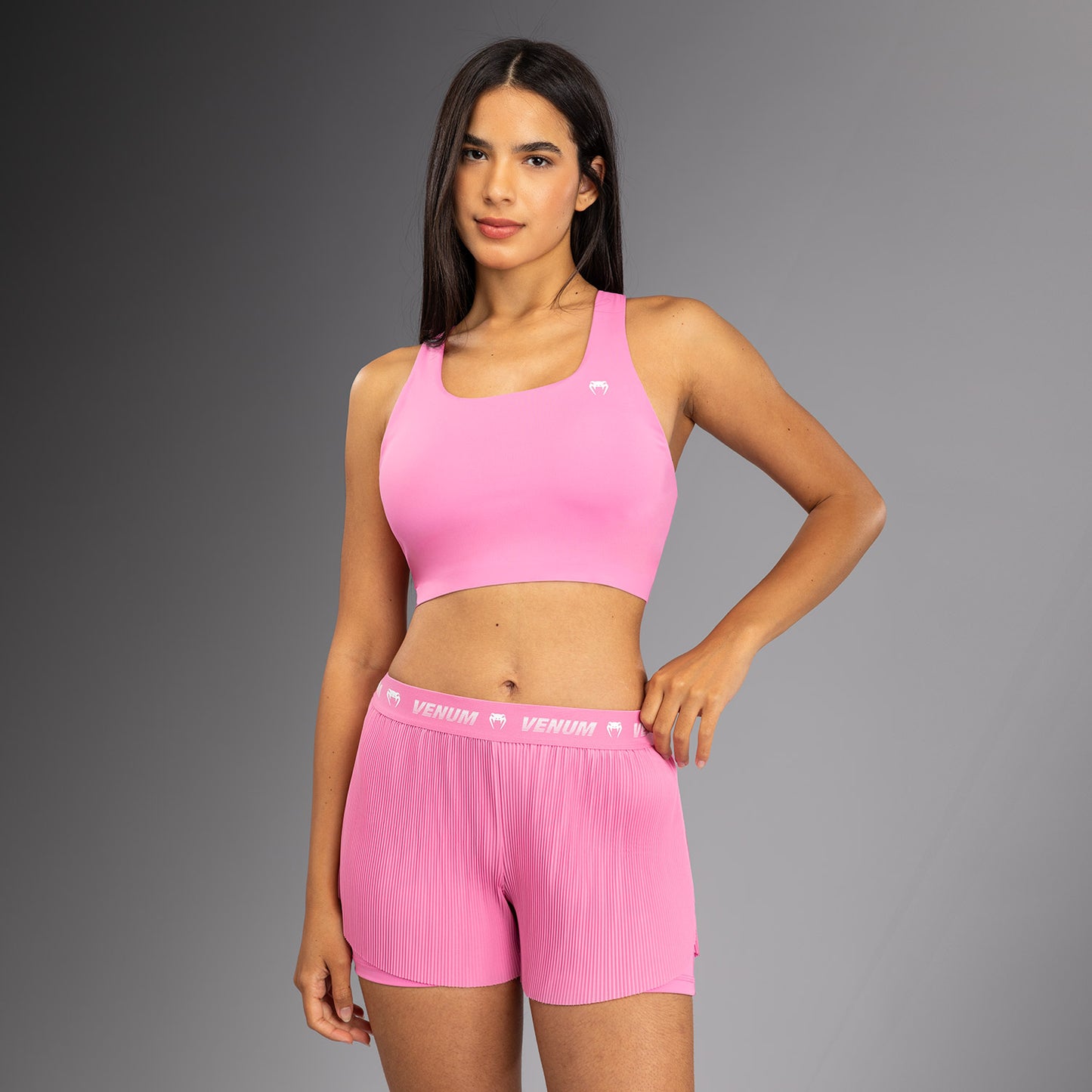 Venum Essential X Women's Sport-BH – Candy Pink