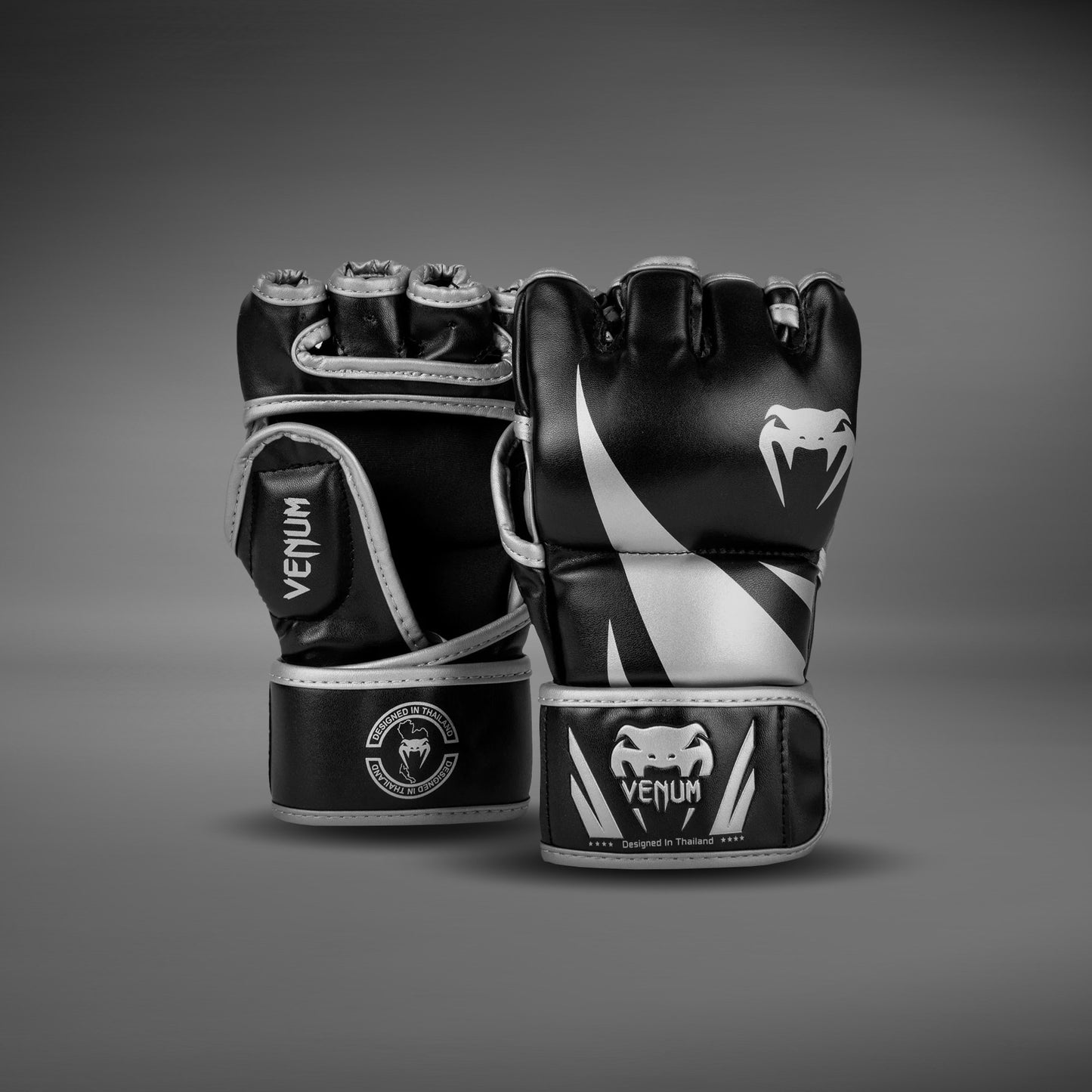 Venum Challenger 2.0 MMA-Handschuhe – Schwarz/Silber