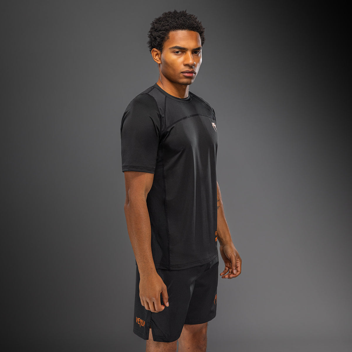 Venum G-Fit Revolution Dry-Tech-T-Shirt - Schwarz/Kupfer