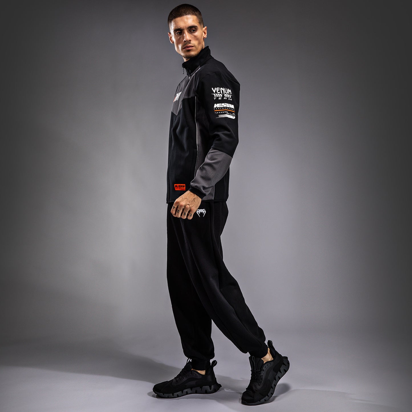 Venum Motorsport Softshell-Jacke - Tiefschwarz