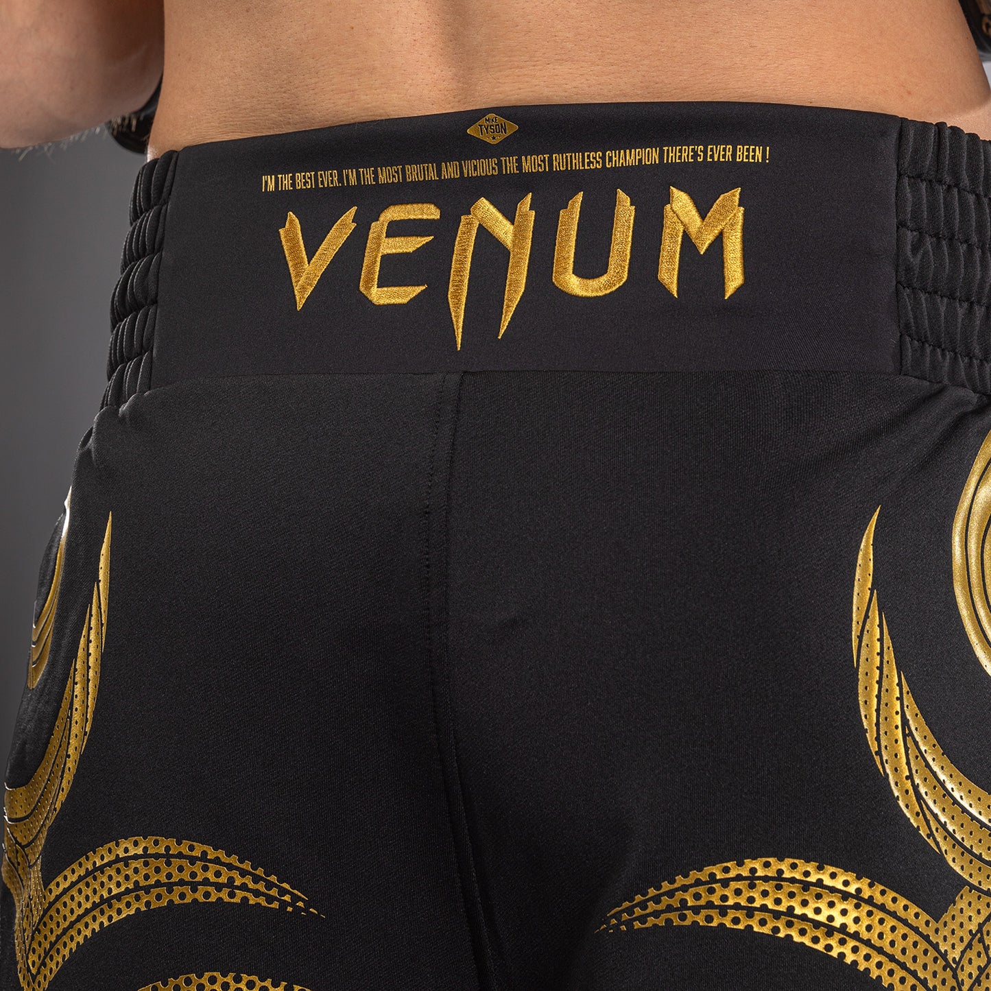 Venum x Mike Tyson Tiger Boxshorts - Schwarz/Gold