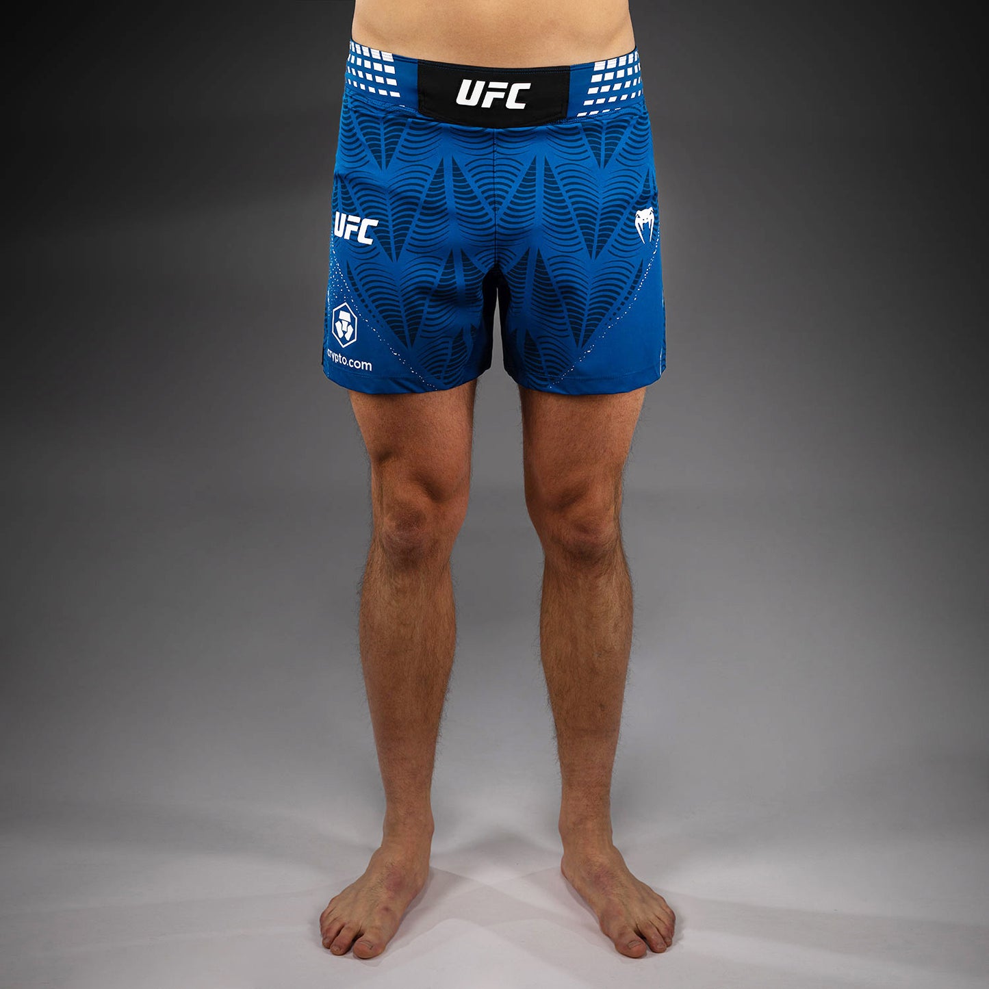 UFC Zenith by Venum Authentic Fight Night Kurze Passform Fight Short Herren Personalisiert - Blau