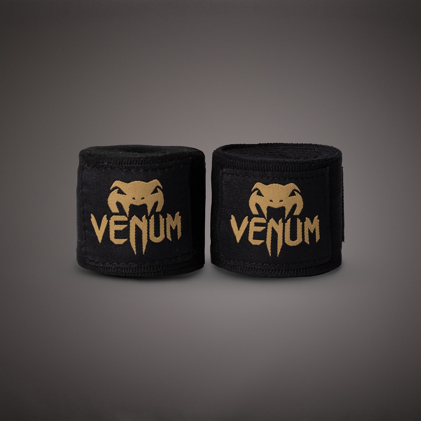 Venum Kontact Boxing Bandagen - Schwarz/Gold - 2.5m (98 in)