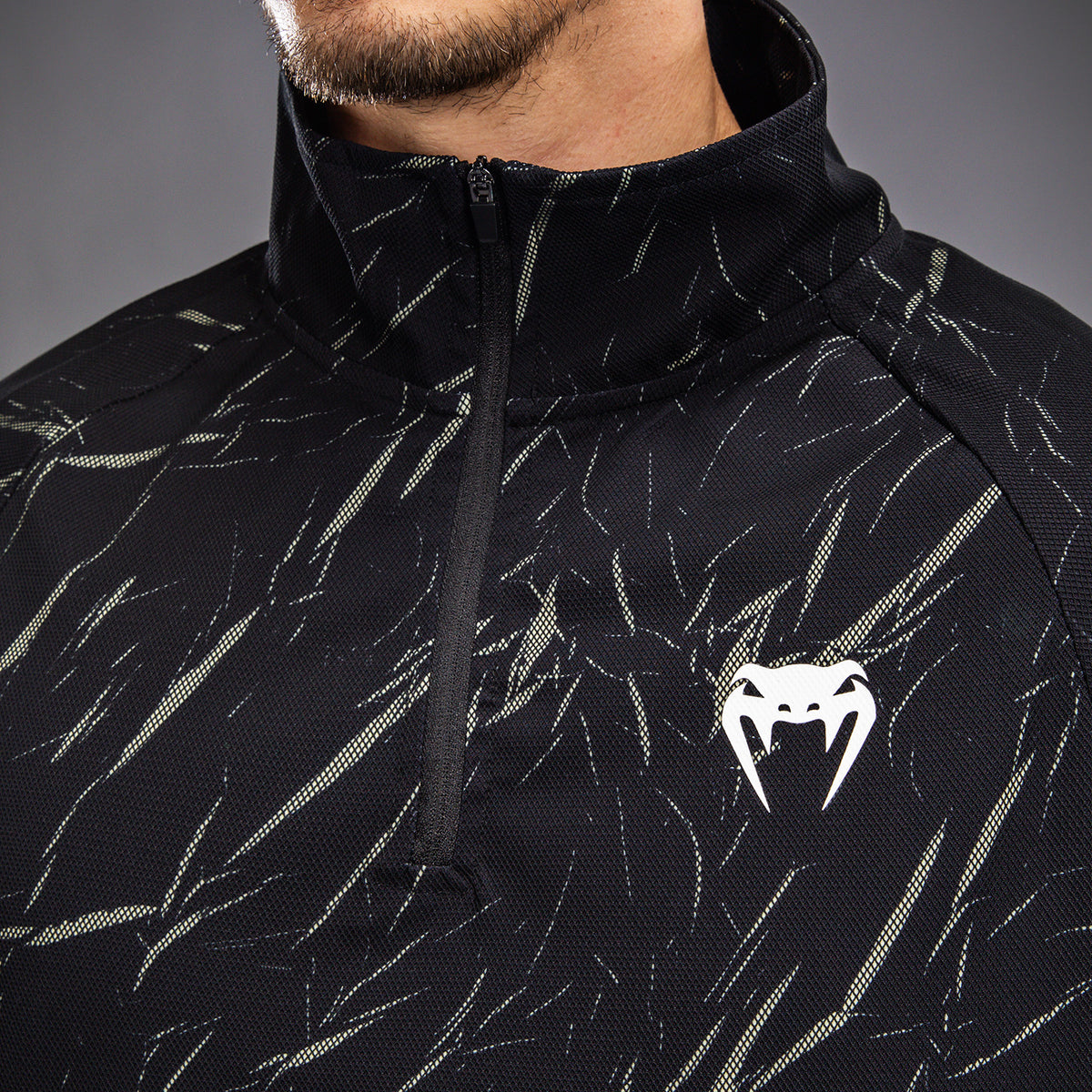 Venum Trooper Herren Trainingsanzug Jacke - Schwarz/Sandstein