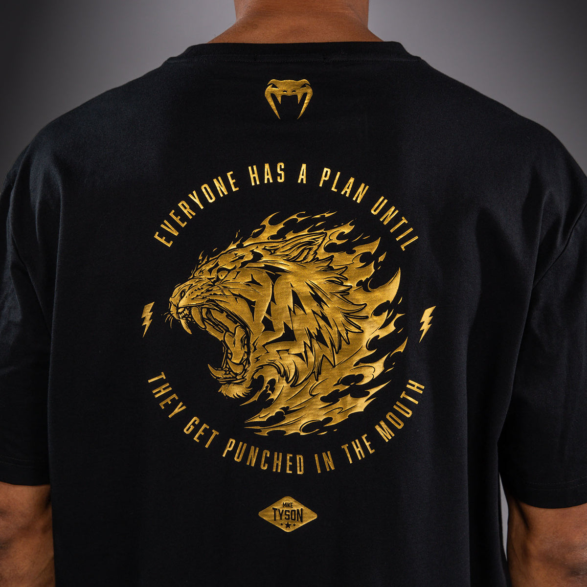 Venum x Mike Tyson Tiger T-Shirt - Schwarz/Gold