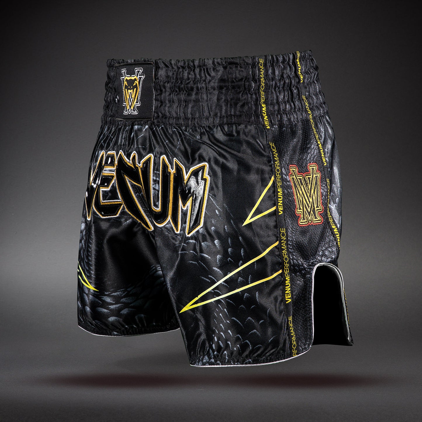 Venum Matupa Muay-Thai-Shorts - Schwarz/Grau/Gold