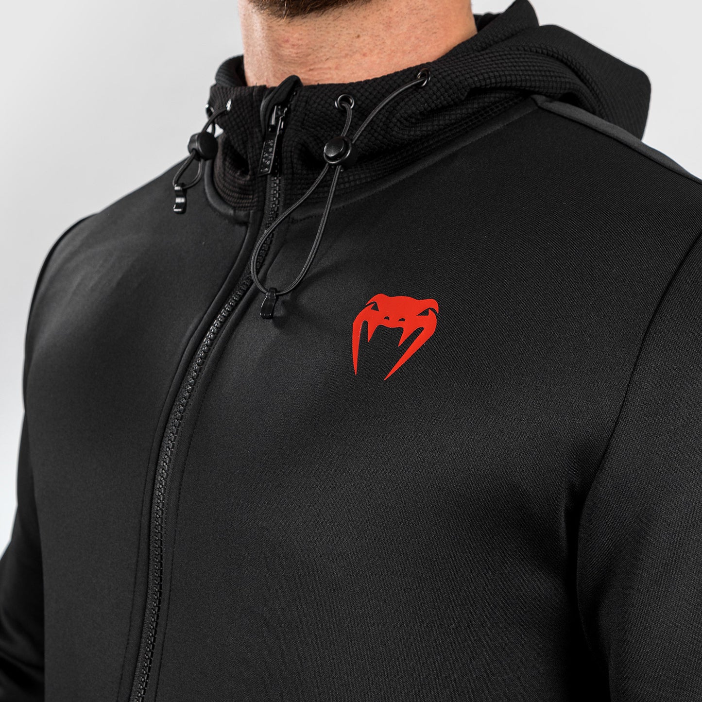 UFC Adrenaline by Venum Fight Week Herren Zip Hoodie - Schwarz