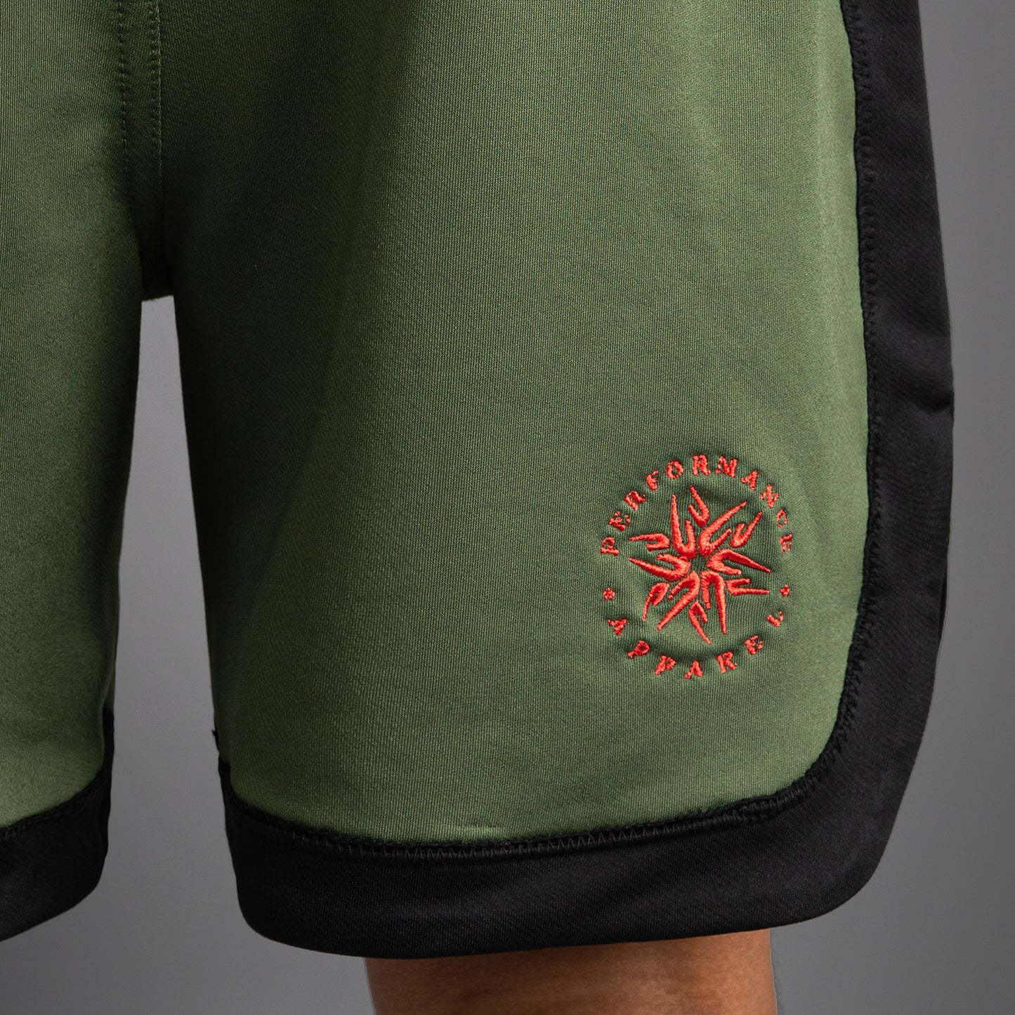 Venum Classic Kinder Boxshorts - Armeegrün/Orange