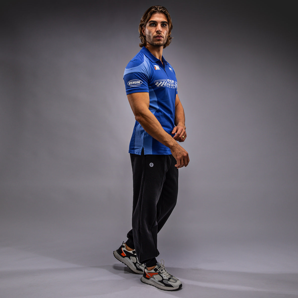Venum Motorsports Baumwoll-Polo - Königsblau