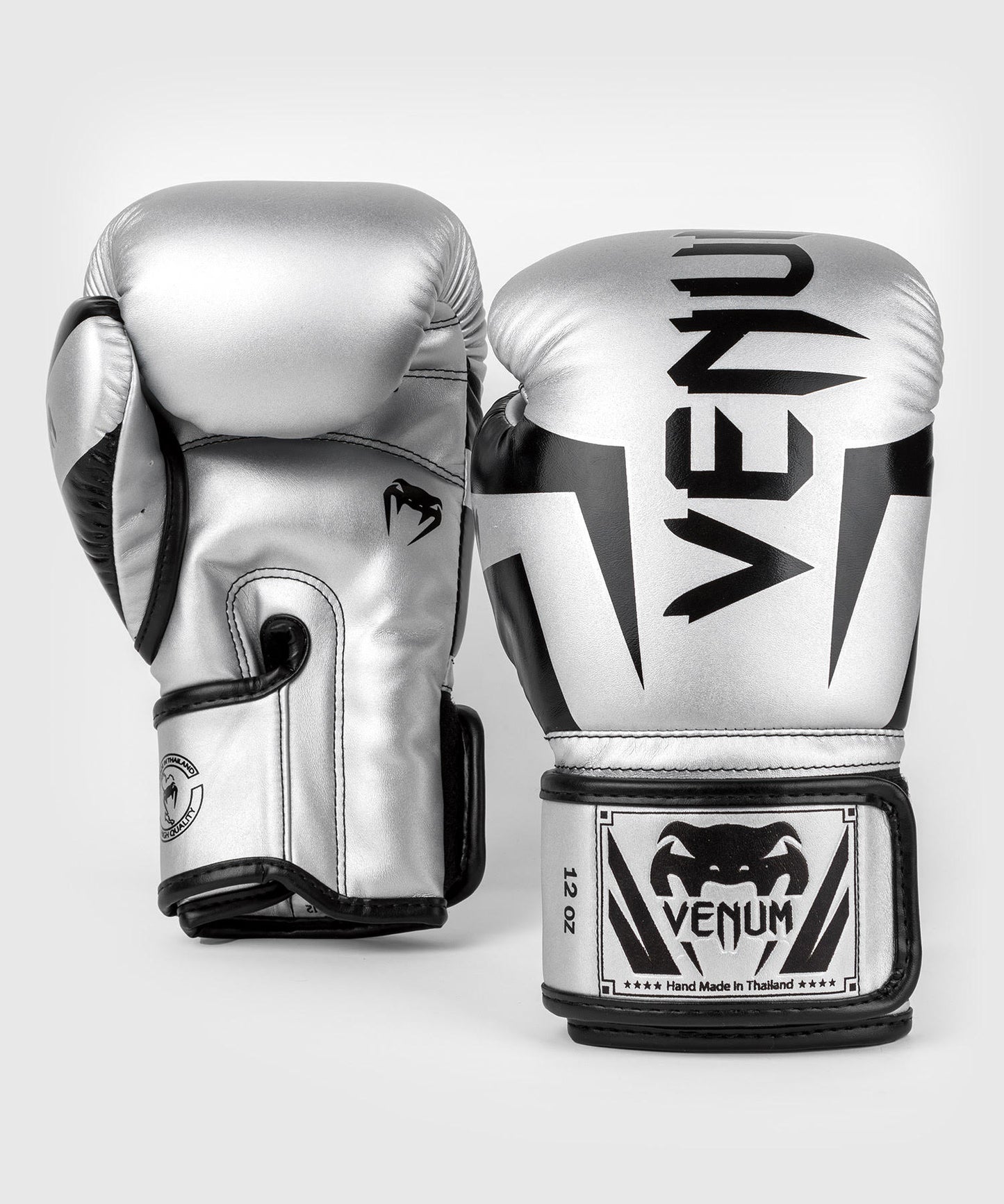 Venum Elite Boxhandschuhe - Silber/Schwarz