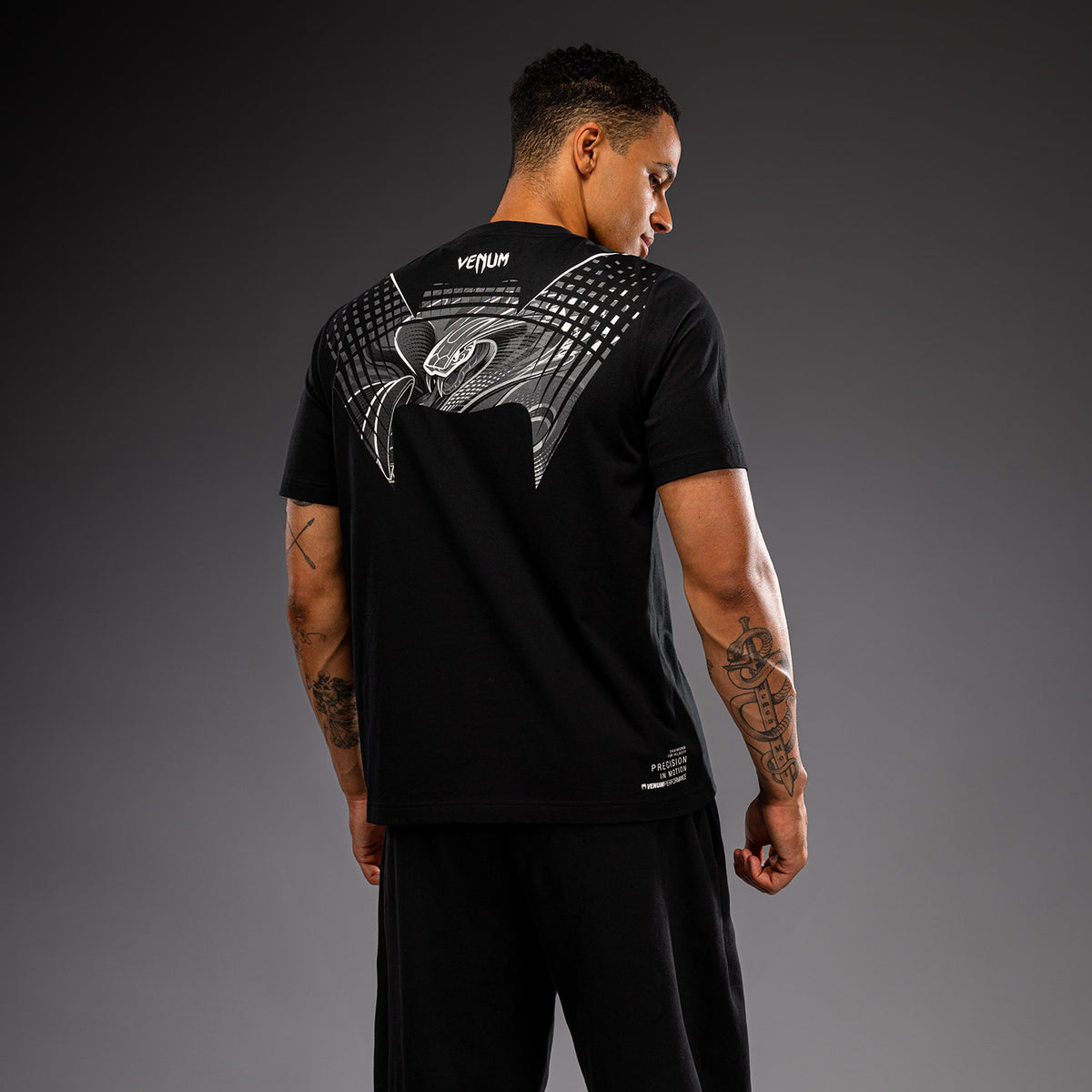 Venum Crimson Viper 2.0 T-Shirt - Schwarz/Grau