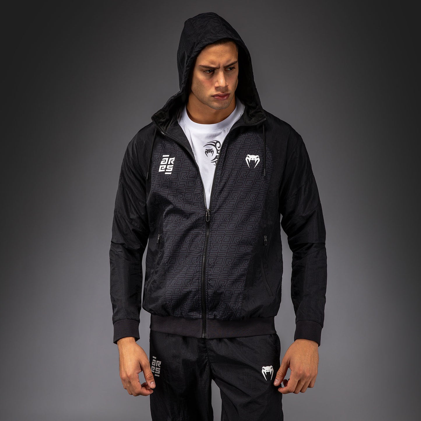 Venum x Ares Jacke mit Reißverschluss – Schwarz