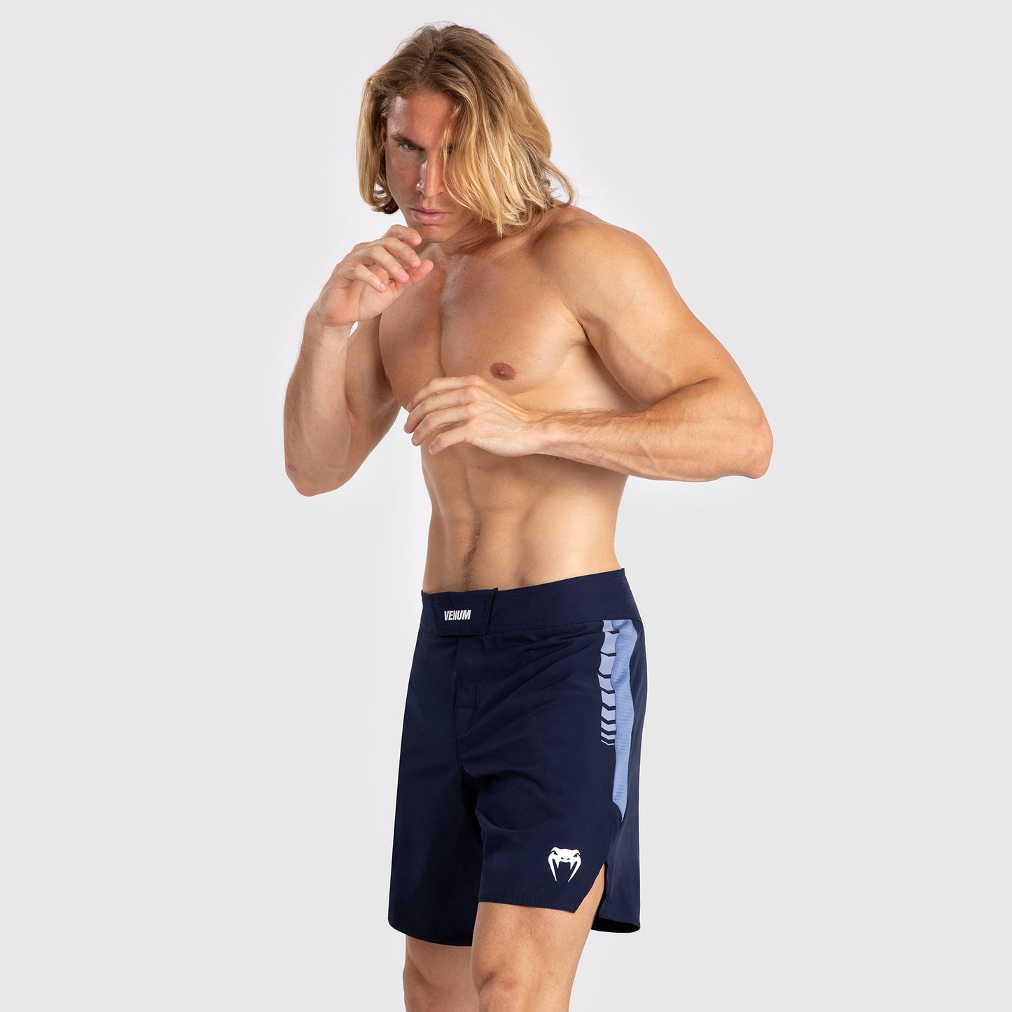 Venum Tempest Herren Kampfshorts - Marineblau/Blau