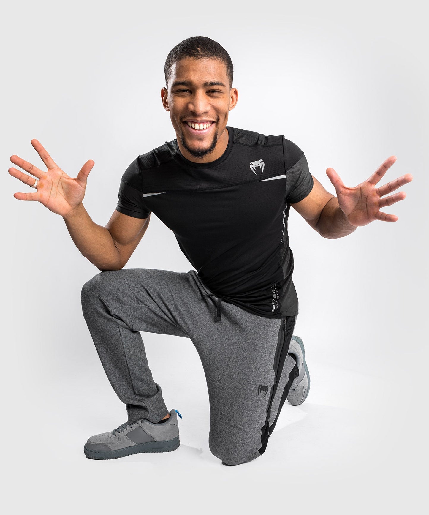 Venum Tempest 2.0 Dry Tech T-shirt : Schwarz / Grau