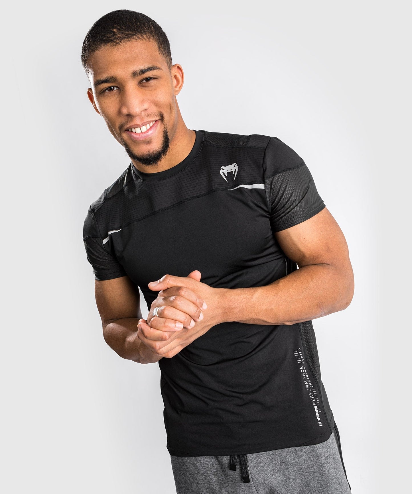 Venum Tempest 2.0 Dry Tech T-shirt : Schwarz / Grau