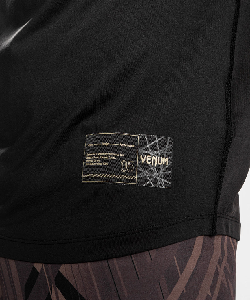 Venum Tecmo 2.0 Dry Tech T-Shirt - Schwarz/Braun