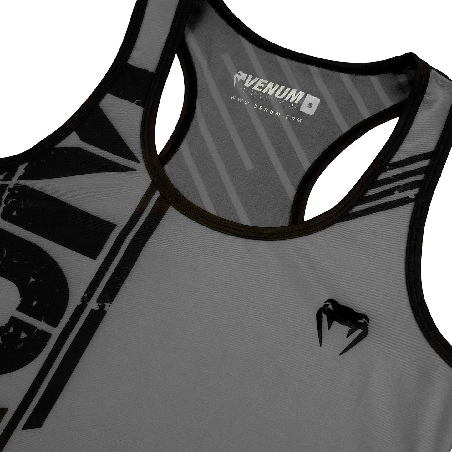 Venum Power Tank Top - Grau/Schwarz