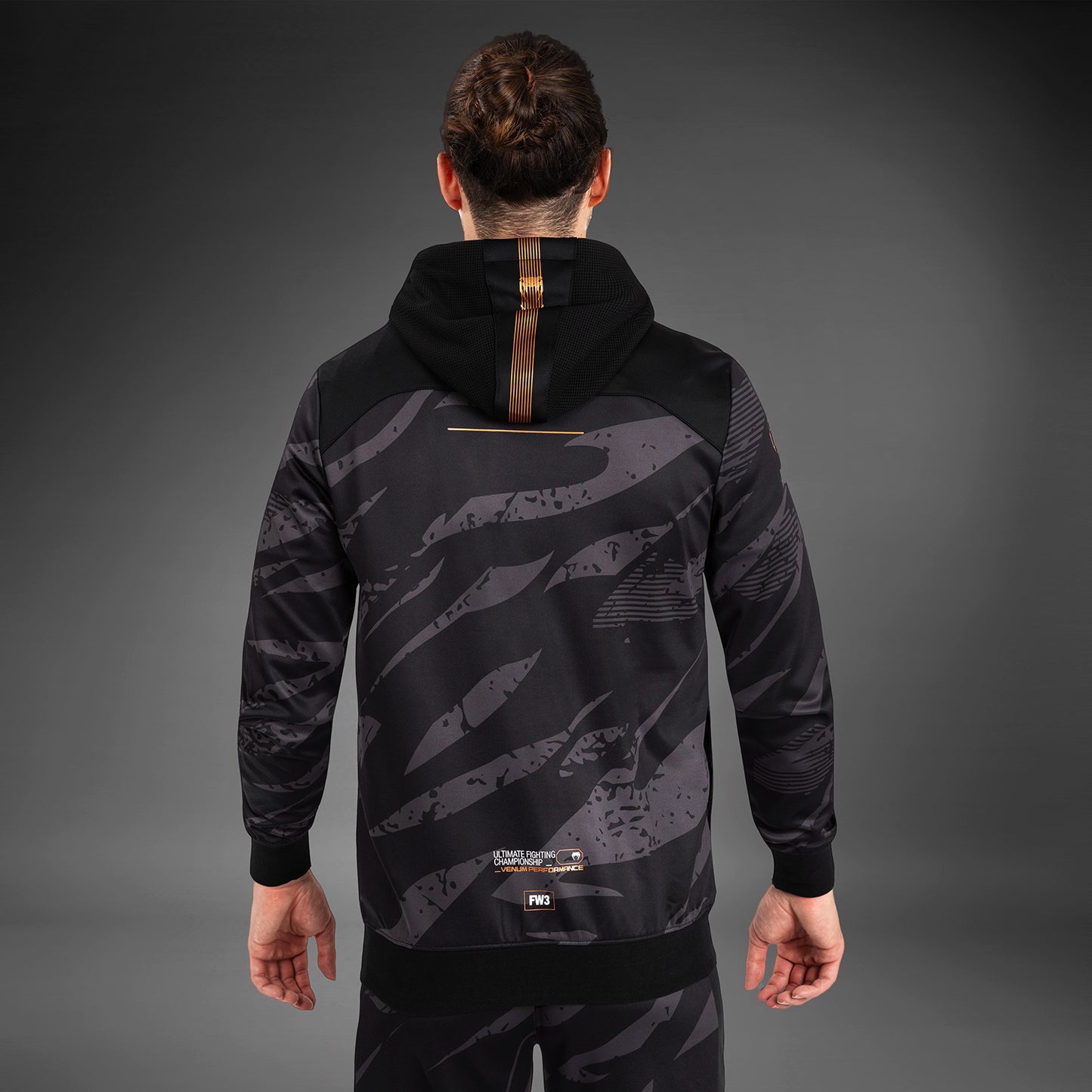 UFC Adrenaline by Venum Fight Week Herren Zip Hoodie - Urban Camo