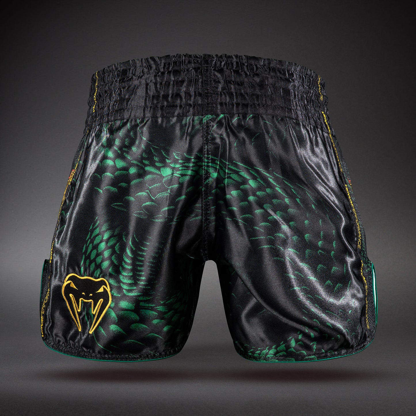 Venum Matupa Muay-Thai-Shorts - Schwarz/Grün/Gold