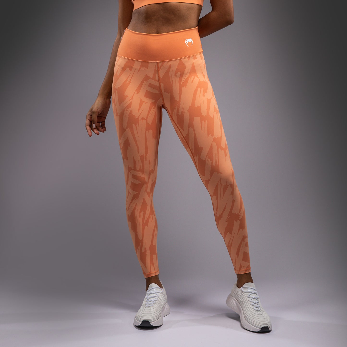 Venum Graffiti Frauen Leggings in voller Länge - Samtaprikose