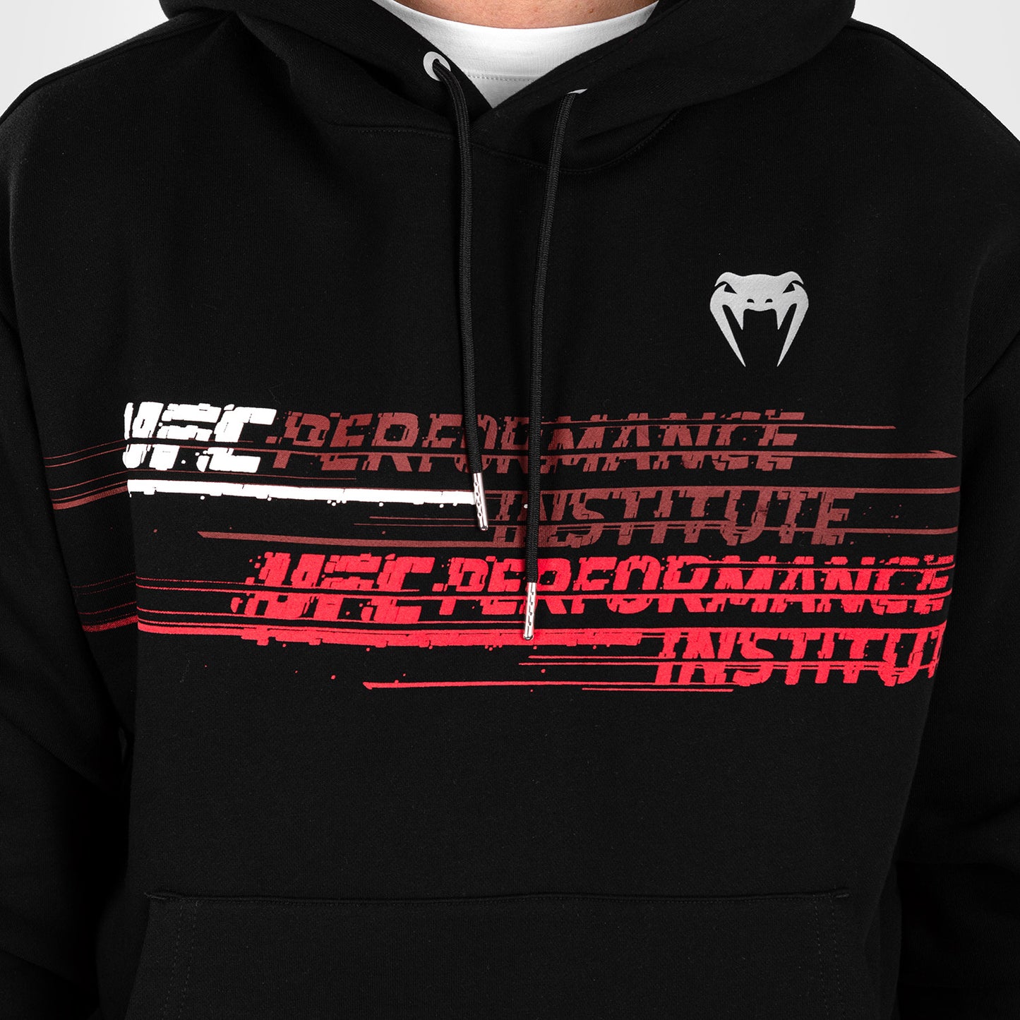 UFC Venum Performance Institute 2.0 Hoodie für Männer - Schwarz/Rot