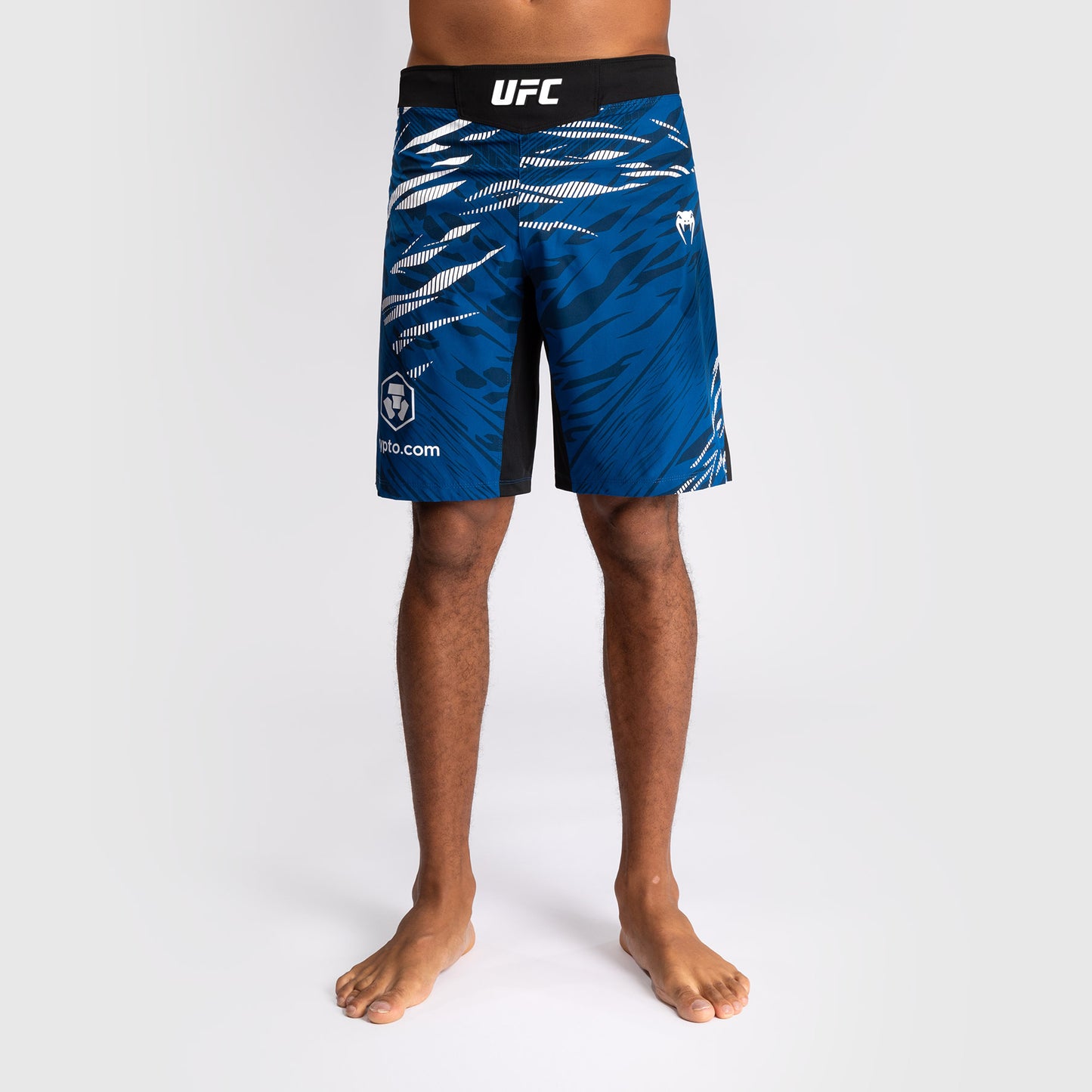 UFC Fusion by Venum Personalized Authentic Fight Night Herren Fight Short - Long Fit - Blau