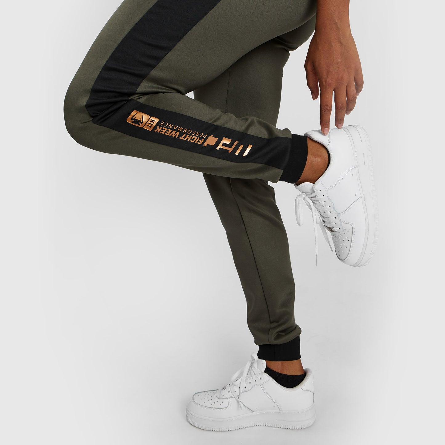 UFC Adrenaline by Venum Fight Week Performance-Jogginghose für Frauen - Khaki/Bronze