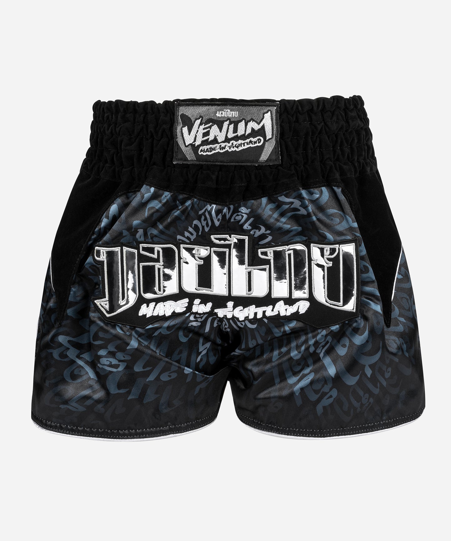 Venum Attack Muay Thai Shorts - Schwarz/Silber