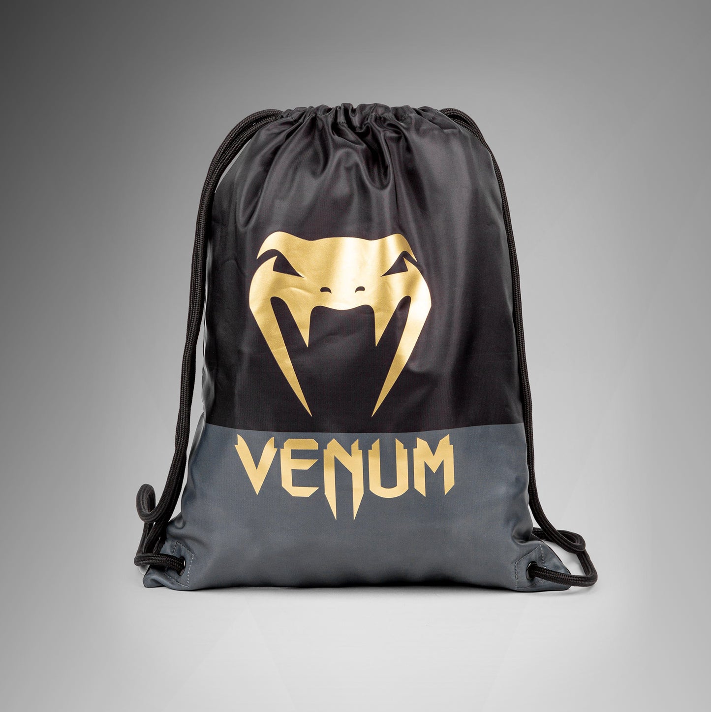 Venum Classic Sporttasche mit Kordelzug (20-25L) – Schwarz/Gold