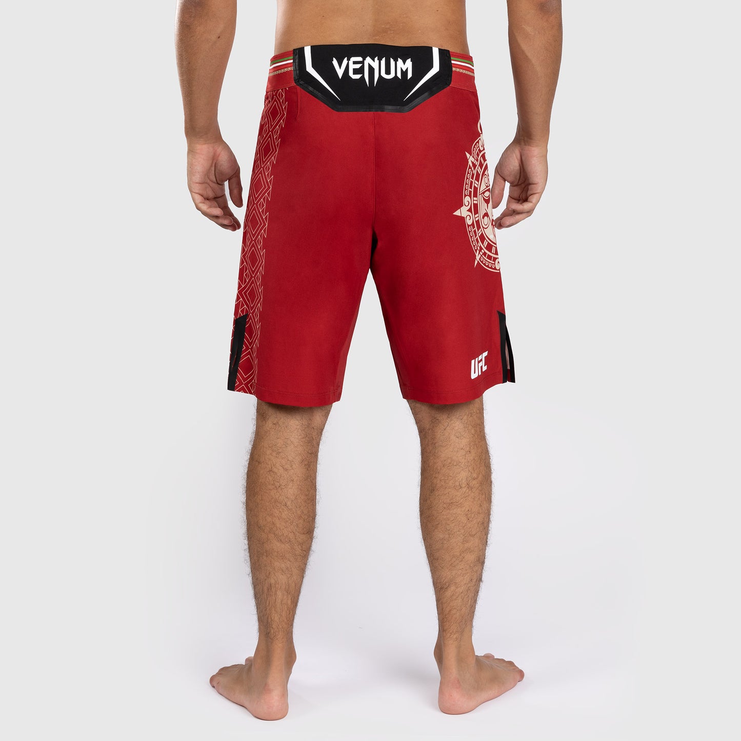 Noche UFC by Venum  Authentic Fight Night Herren Kampfshorts - Lange Passform - Rot