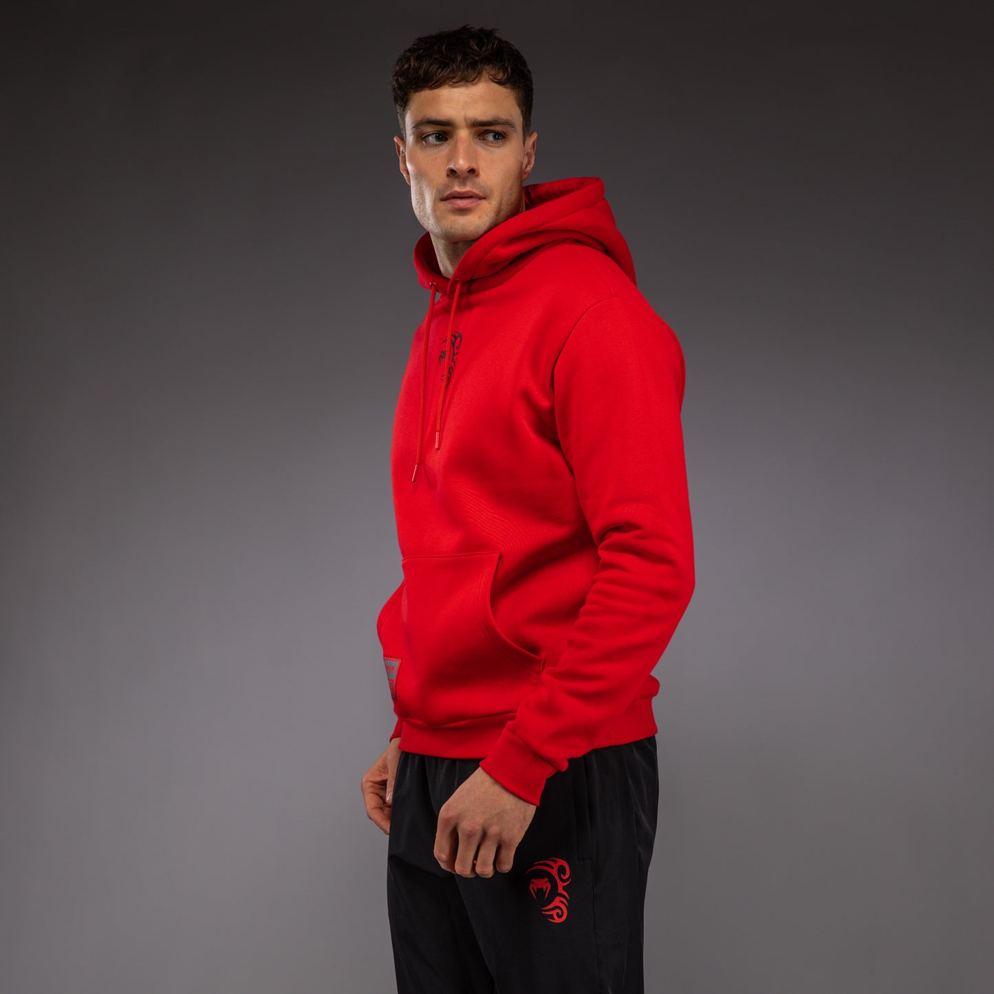 Venum x Mike Tyson Tiger Hoodie - Intensivrot/Tiefschwarz