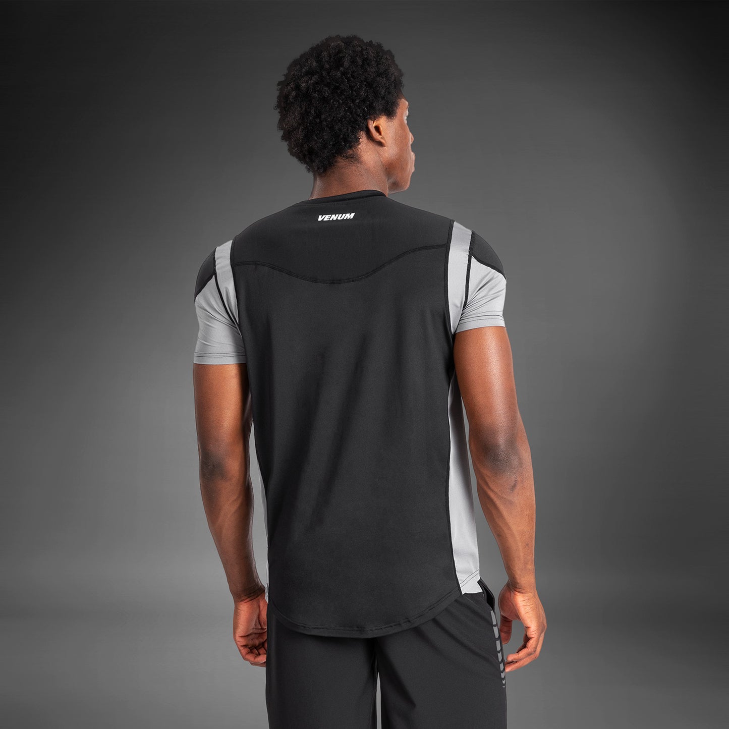 Venum Tempest Herren Dry-Tech T-Shirt - Schwarz/Grau