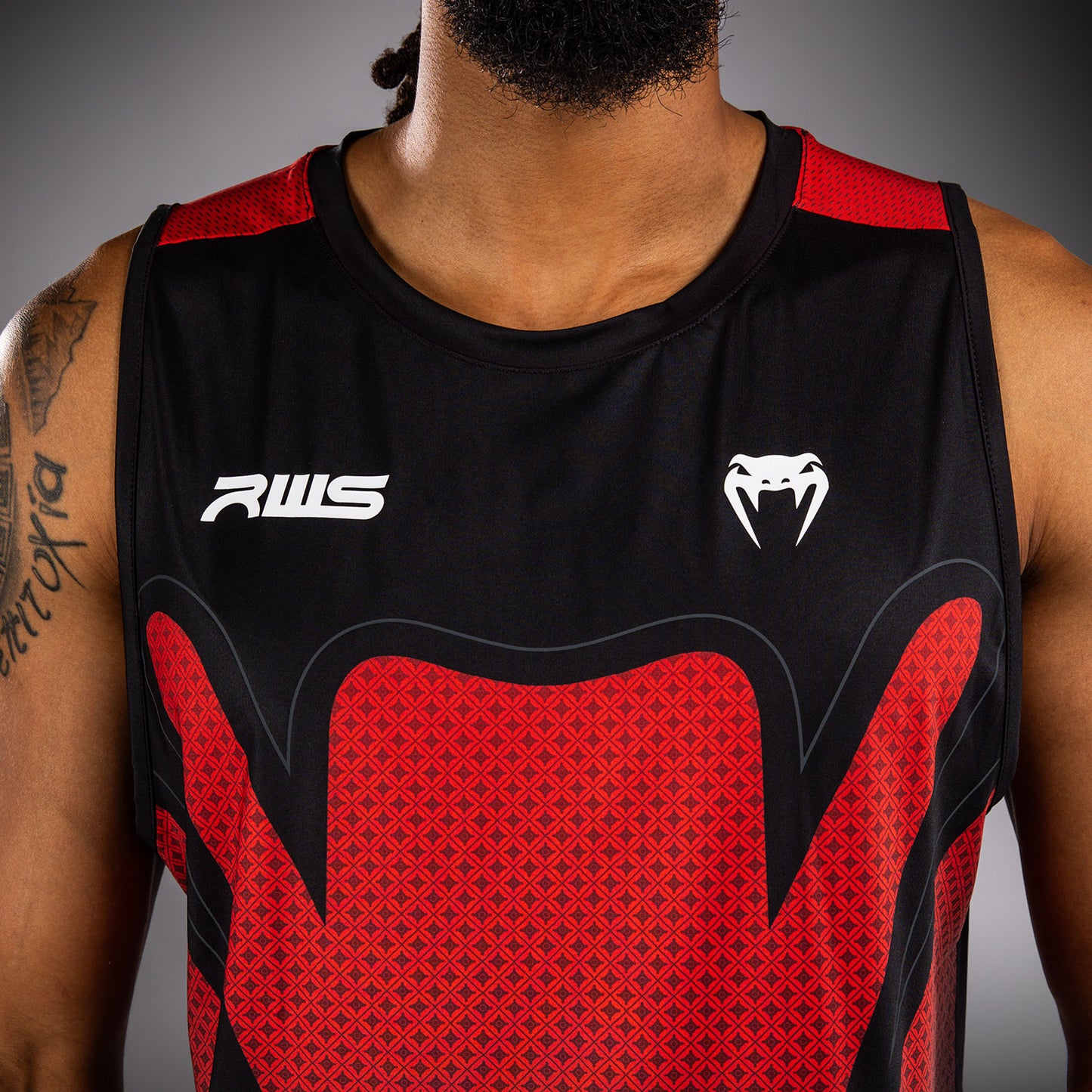 Venum x RWS 2.0 Men’s Dry-Tech Tank Top – Schwarz/Rot