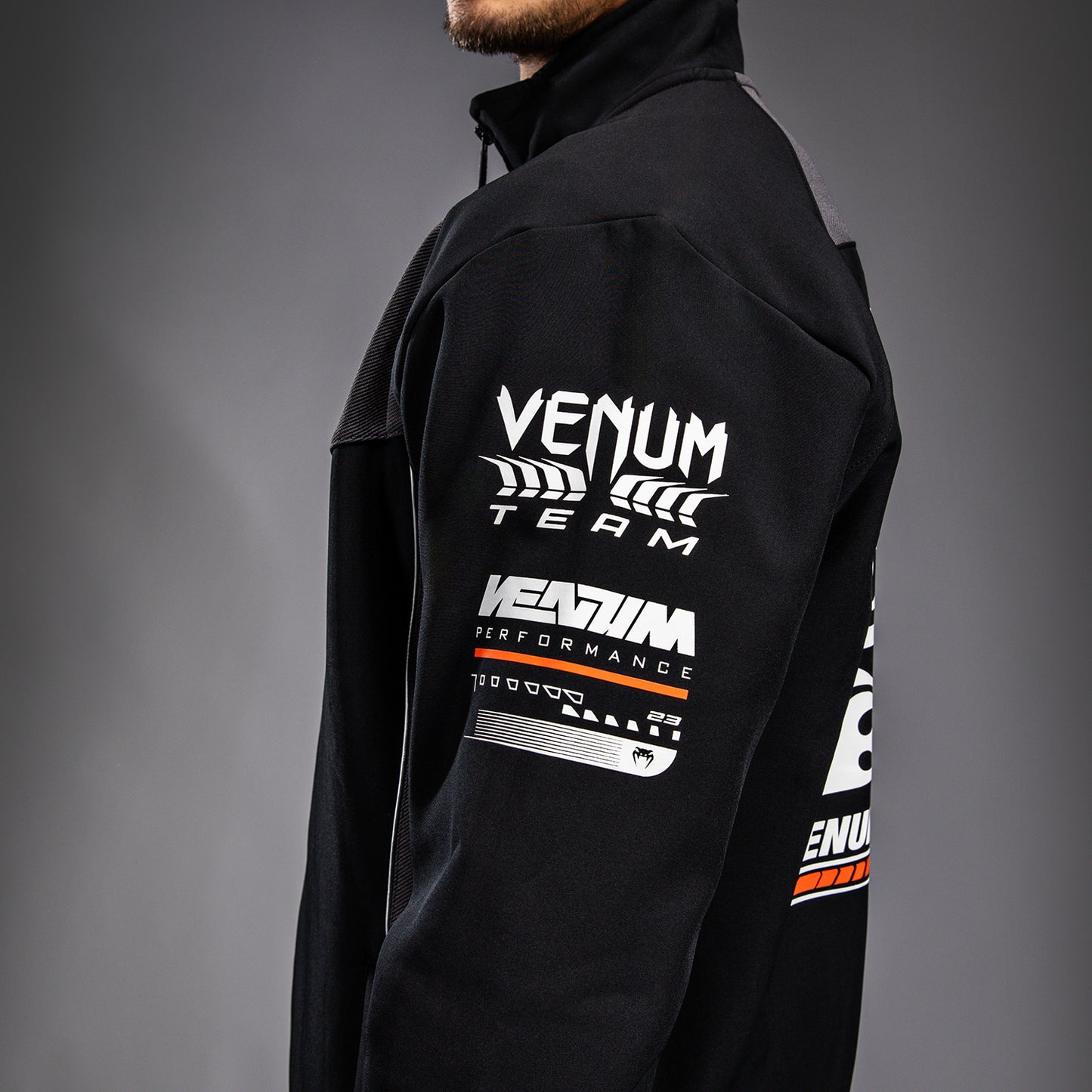 Venum Motorsport Softshell-Jacke - Tiefschwarz