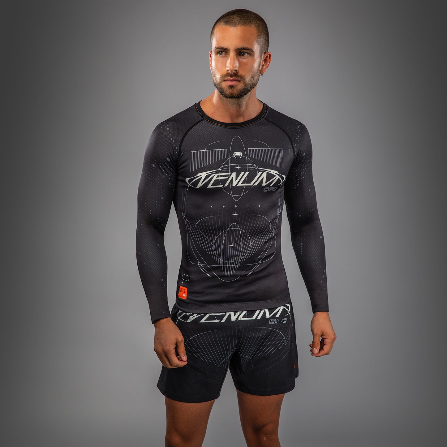 Venum Eclipse Langarm Rashguard – Schwarz/Ivory
